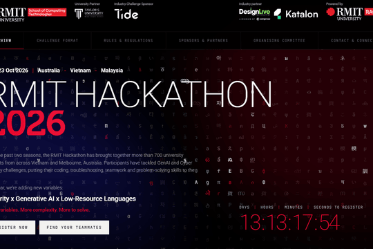 RMIT Hackathon 2026 trở lại với những thử thách AI mới