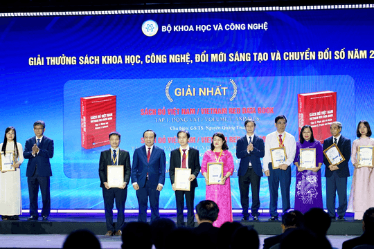 10 tác phẩm được trao Giải thưởng sách của Bộ KH&CN năm 2026