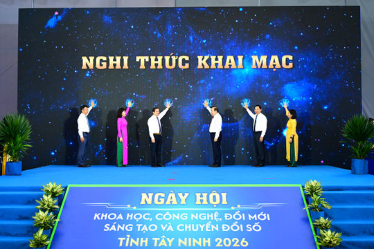 Tây Ninh khai mạc Ngày hội khoa học, công nghệ, đổi mới sáng tạo và chuyển đổi số 2026
