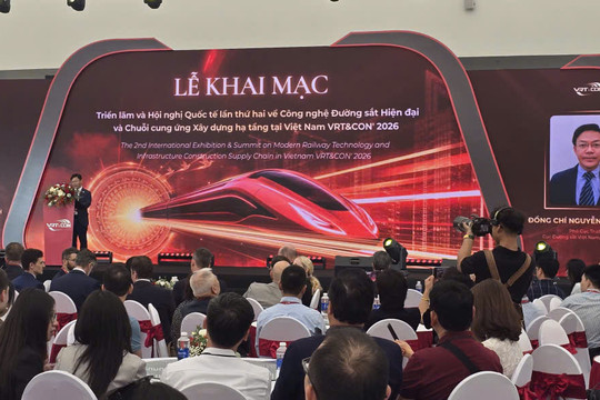 VRT&CON’ 2026 trình diễn nhiều công nghệ hiện đại thuộc lĩnh vực đường sắt và xây dựng hạ tầng
