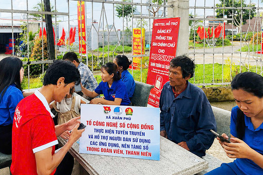 Lan tỏa chuyển đổi số trong đồng bào dân tộc thiểu số tại Xuân Phú