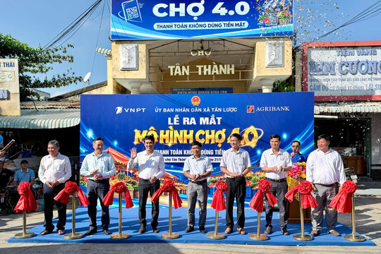 Vĩnh Long triển khai mô hình Chợ 4.0 tại chợ Tân Thành