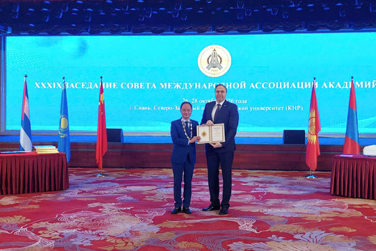 GS.TS. Trần Hồng Thái được bầu làm Viện sĩ Liên hiệp các Viện Hàn lâm Khoa học Thế giới