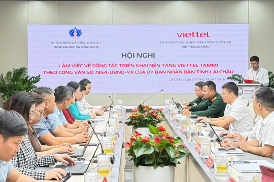 Lai Châu phối hợp với Viettel triển khai nền tảng Viettel Tammi
