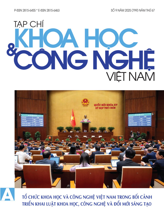 Tạp chí Khoa học và Công nghệ Việt Nam số 9 năm 2025 (799)