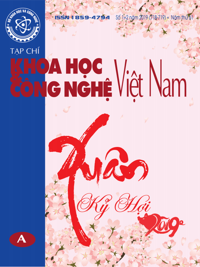 Tạp chí Khoa học và Công nghệ Việt Nam số 1+2 năm 2019 (718+719)