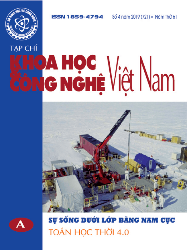 Tạp chí Khoa học và Công nghệ Việt Nam số 4 năm 2019 (720)