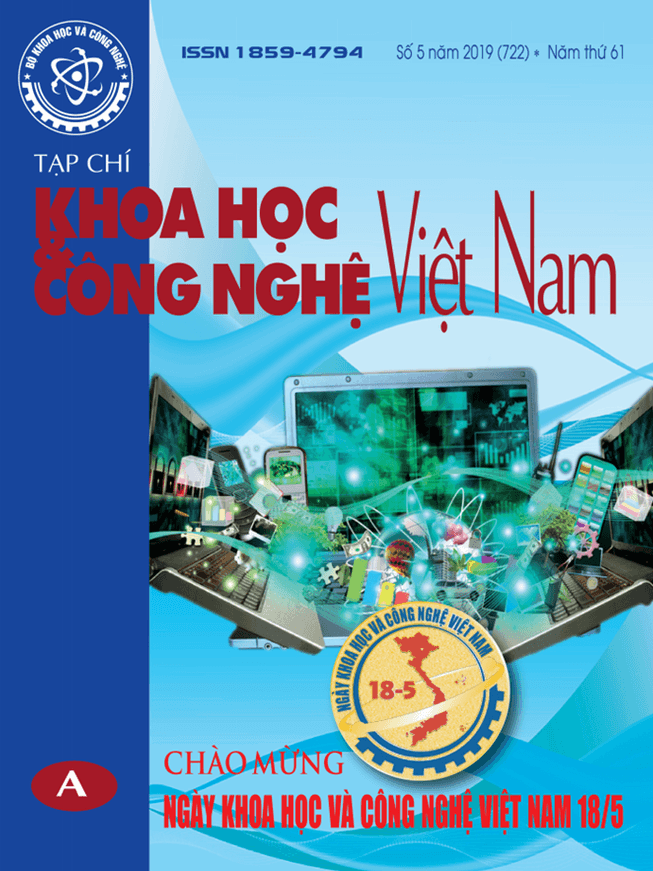 Tạp chí Khoa học và Công nghệ Việt Nam số 5 năm 2019 (722)
