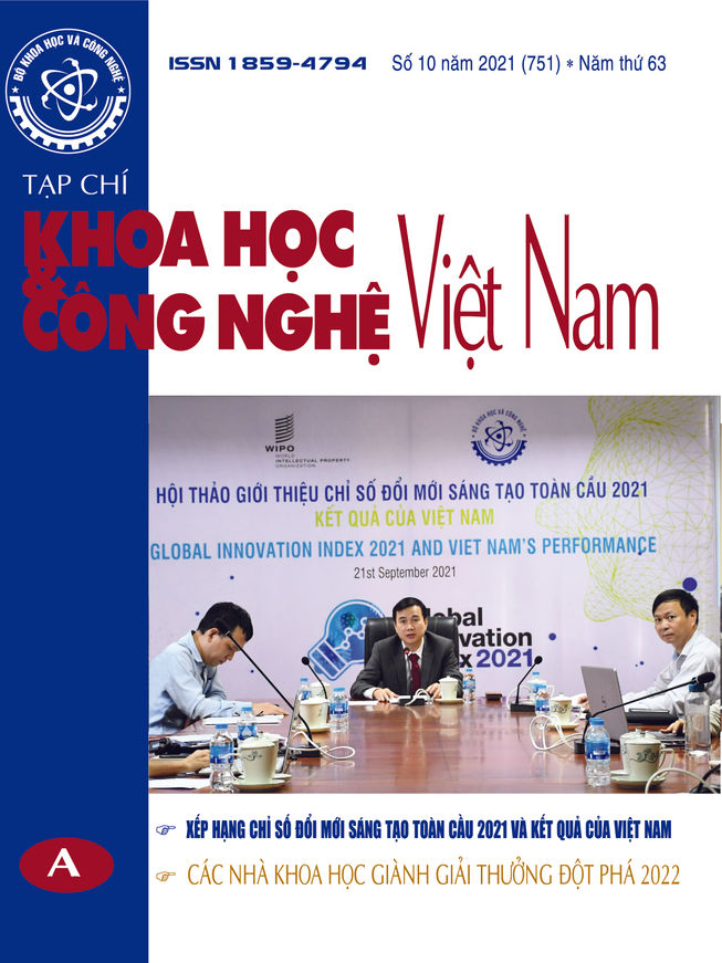 Tạp chí Khoa học và Công nghệ Việt Nam số 10 năm 2021 (751)