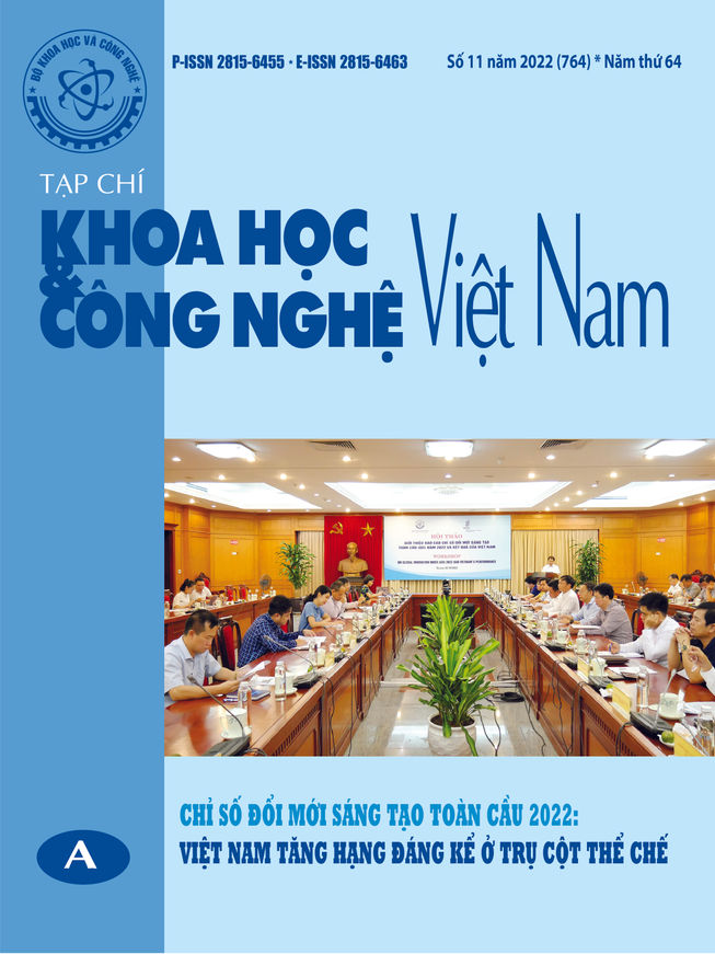 Tạp chí Khoa học và Công nghệ Việt Nam số 11 năm 2022 (764)