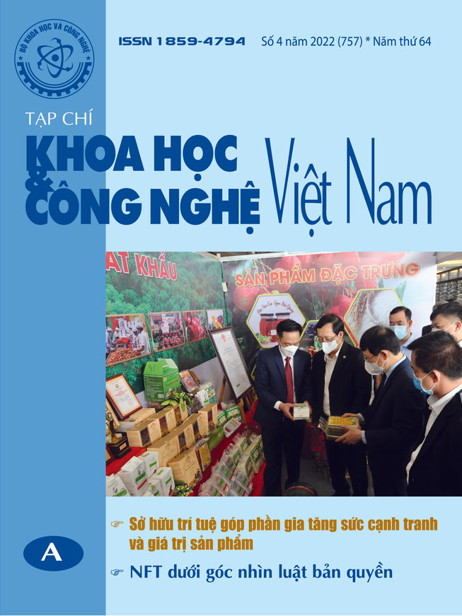 Tạp chí Khoa học và Công nghệ Việt Nam số 4 năm 2022 (757)