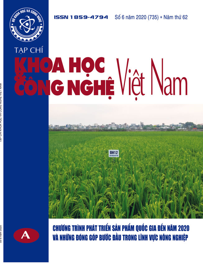 Tạp chí Khoa học và Công nghệ Việt Nam số 6 năm 2020 (735)