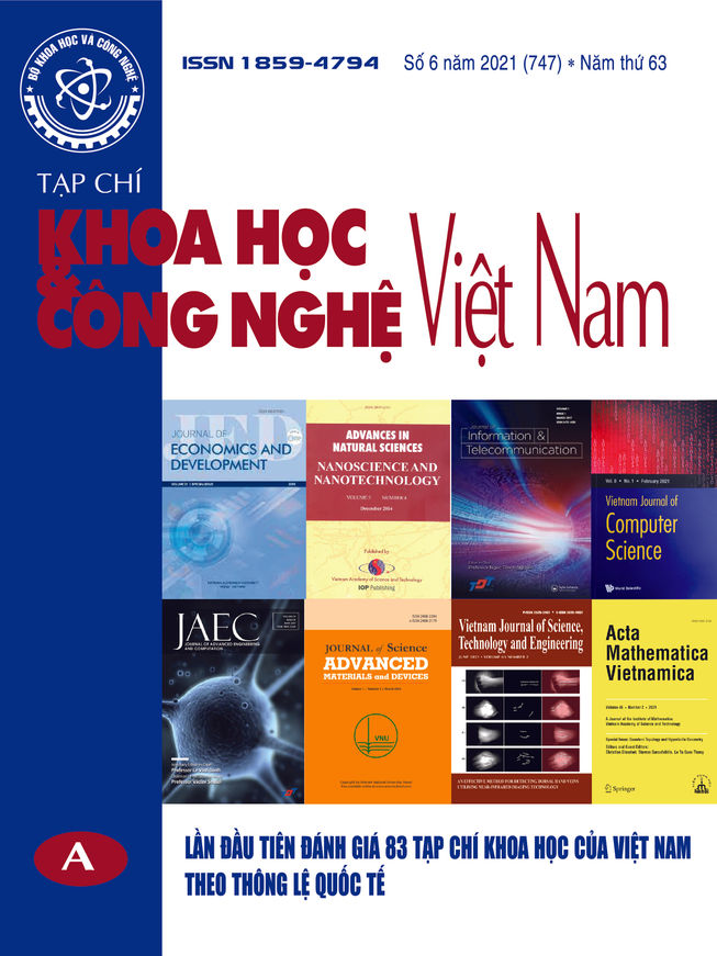 Tạp chí Khoa học và Công nghệ Việt Nam số 6 năm 2021 (747)