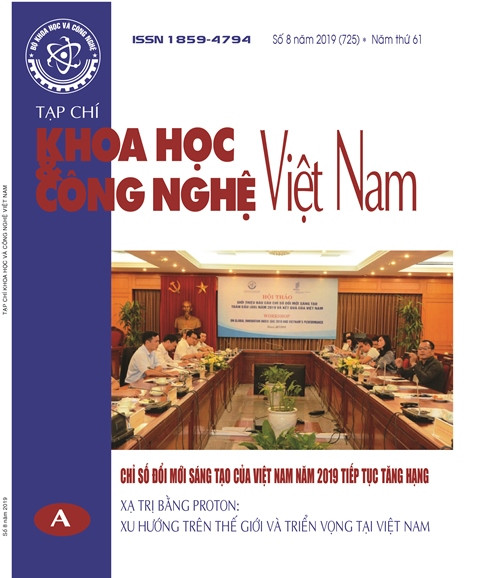 Tạp chí Khoa học và Công nghệ Việt Nam số 8 năm 2019 (725)