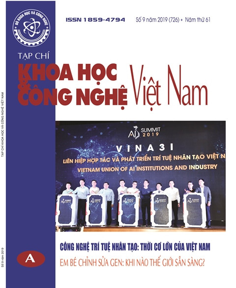Tạp chí Khoa học và Công nghệ Việt Nam số 9 năm 2019 (726)