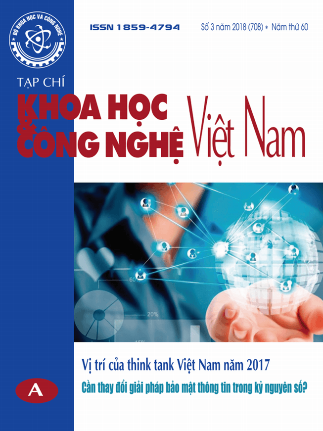 Tạp chí Khoa học và Công nghệ Việt Nam số 3 năm 2018 (708)