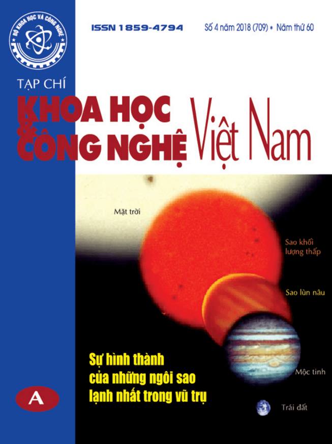 Tạp chí Khoa học và Công nghệ Việt Nam số 4 năm 2018 (709)