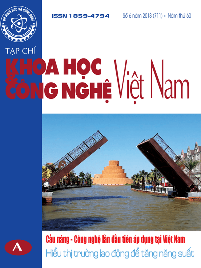 Tạp chí Khoa học và Công nghệ Việt Nam số 6 năm 2018 (711)
