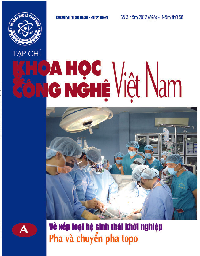 Tạp chí Khoa học và Công nghệ Việt Nam số 3 năm 2017 (696)