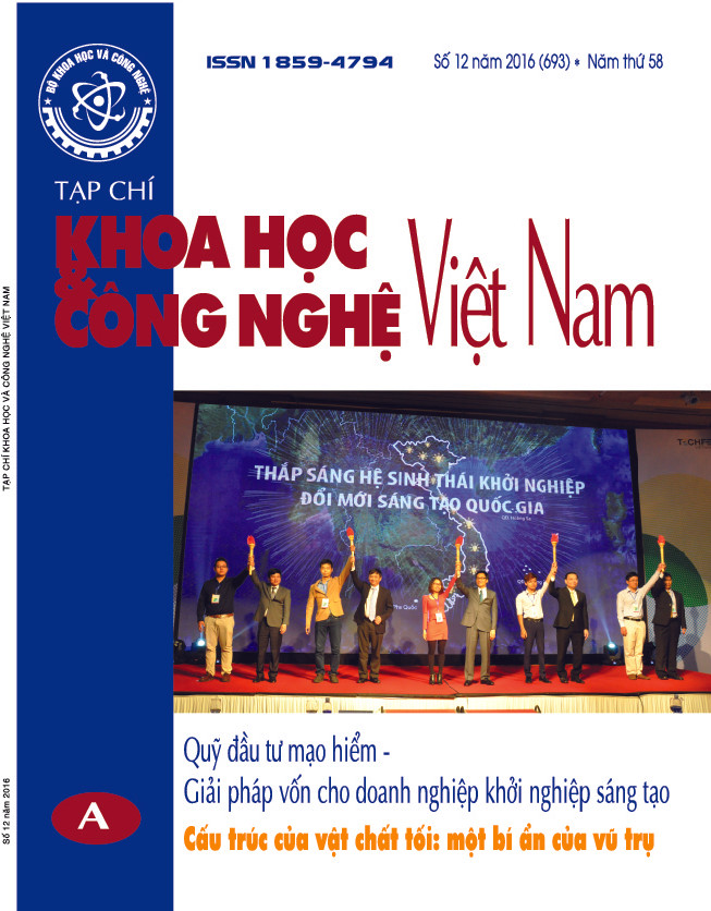Tạp chí Khoa học và Công nghệ Việt Nam số 12 năm 2016 (693)