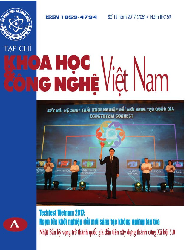 Tạp chí Khoa học và Công nghệ Việt Nam số 12 năm 2017 (705)