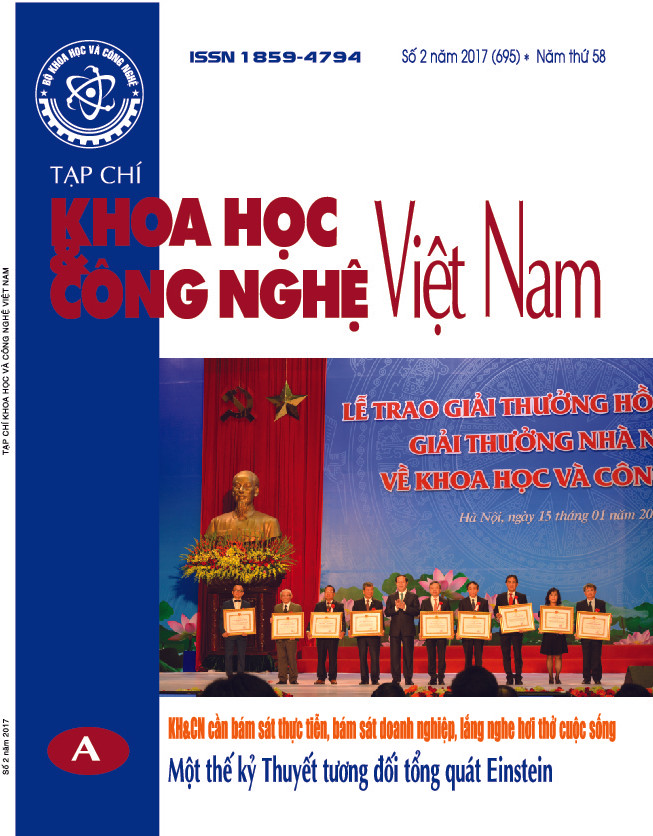 Tạp chí Khoa học và Công nghệ Việt Nam số 2 năm 2017 (695)