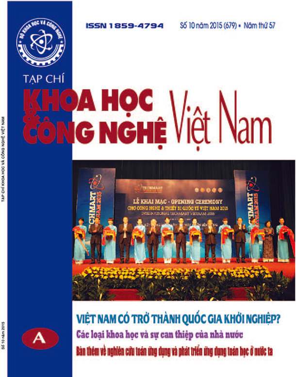 Tạp chí Khoa học và Công nghệ Việt Nam số 10 năm 2015 (679)