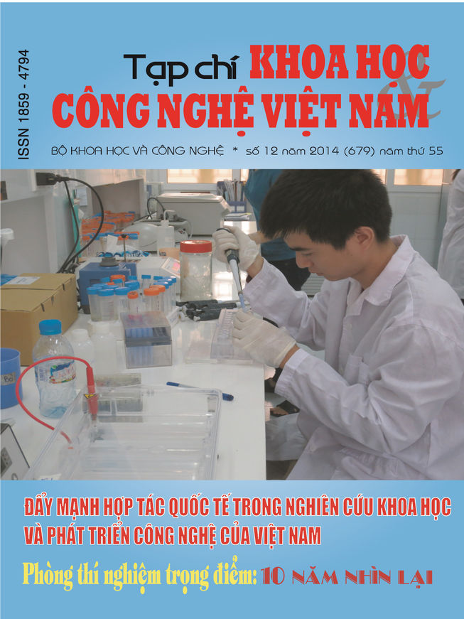 Tạp chí Khoa học và Công nghệ Việt Nam số 12 năm 2014 (679)