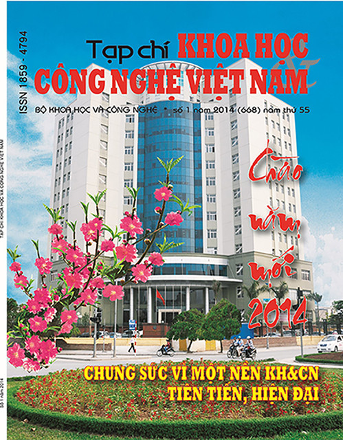Tạp chí Khoa học và Công nghệ Việt Nam số 1 năm 2014 (668)