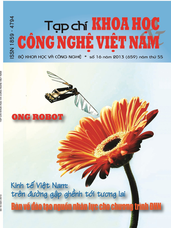 Tạp chí Khoa học và Công nghệ Việt Nam số 16 năm 2013 (659)