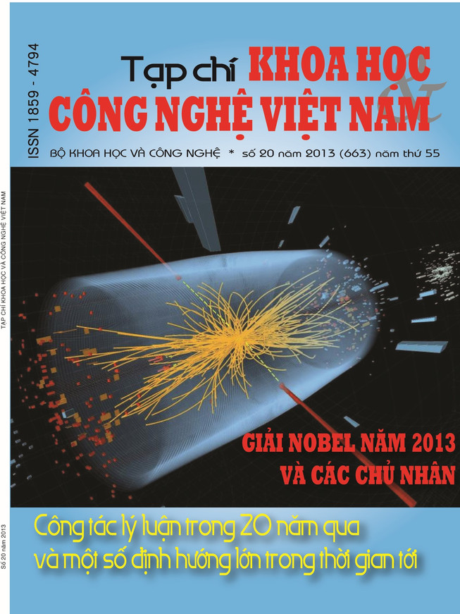 Tạp chí Khoa học và Công nghệ Việt Nam số 20 năm 2013 (663)