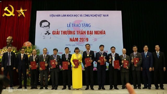  Trao Giải thưởng Trần Đại Nghĩa năm 2019 cho 4 công trình khoa học xuất sắc 