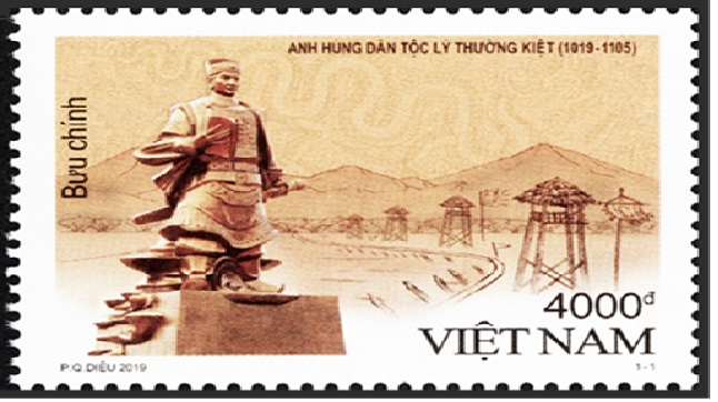  Phát hành bộ tem “Kỷ niệm 1000 năm sinh Lý Thường Kiệt (1019-2019)” 