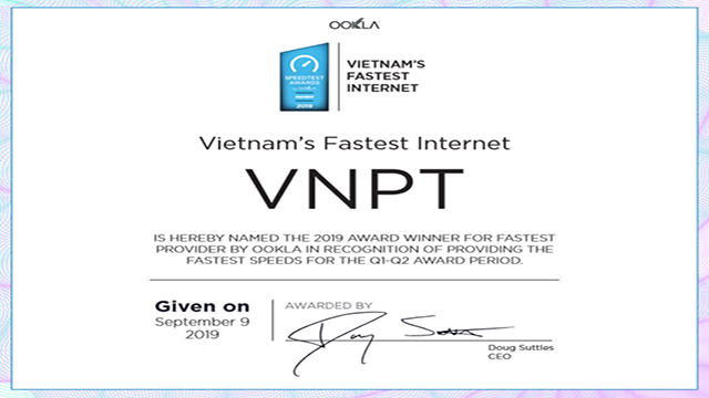  VNPT đạt tốc độ Internet số 1 Việt Nam 