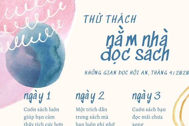 Thử thách "Nằm nhà đọc sách"