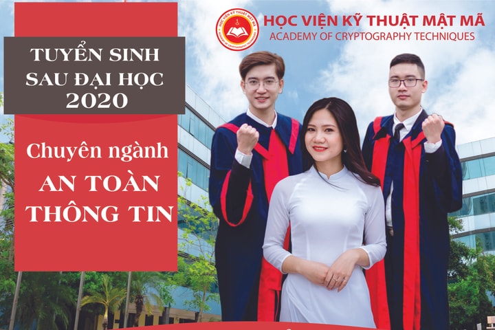 Học viện Kỹ thuật mật mã tuyển sinh trình độ Thạc sĩ, Tiến sĩ ATTT năm 2020