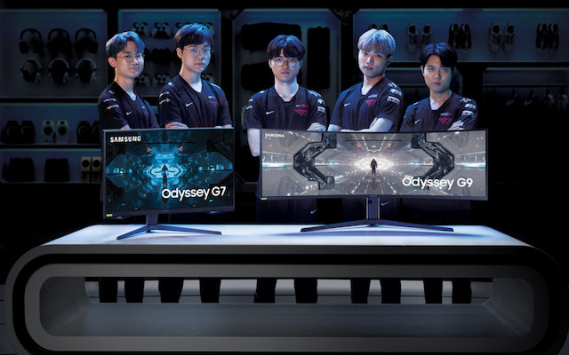 Samsung cung cấp thiết bị hiển thị cho đội tuyển Esports thế giới T1