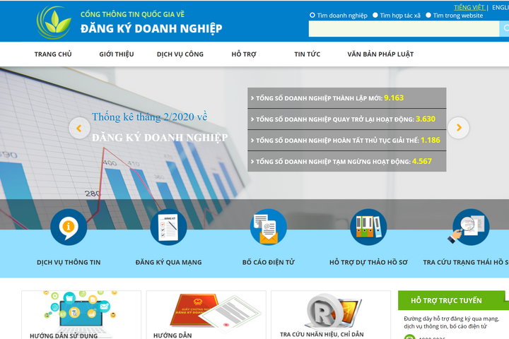 Hồ sơ đăng ký doanh nghiệp qua mạng có giá trị pháp lý như hồ sơ giấy