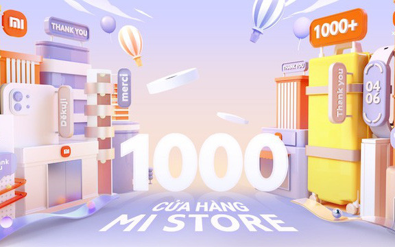 Xiaomi cán mốc 1.000 cửa hàng Mi Store trên toàn cầu