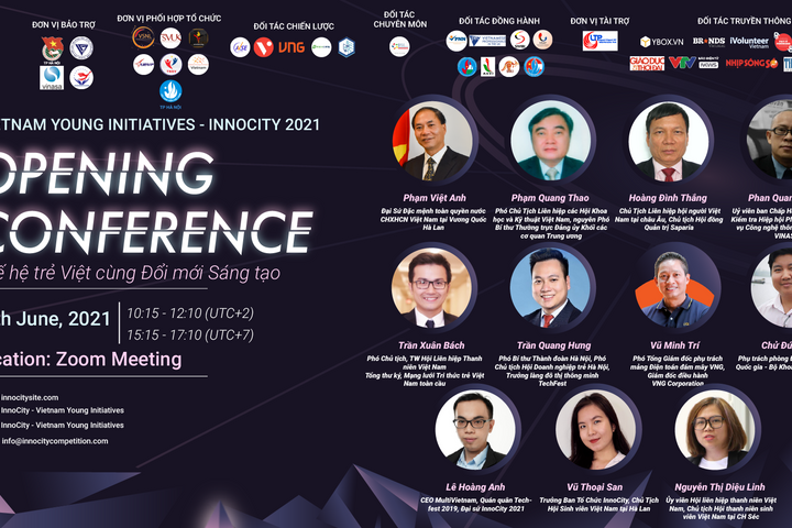InnoCity 2021 tìm kiếm sáng kiến trẻ Việt Nam toàn châu Âu