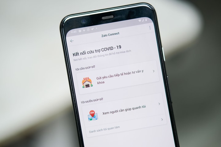 Tính năng hỗ trợ người khó khăn do dịch bệnh Zalo Connect đã mở tại 20 tỉnh thành