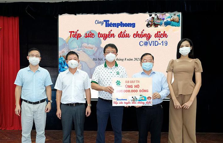 CLB Golf T74 hỗ trợ 200 triệu đồng tiếp sức tuyến đầu chống dịch Covid-19