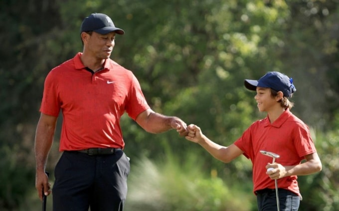 Tiger Woods luyện tập ở Augusta National trước thềm The Masters 2022