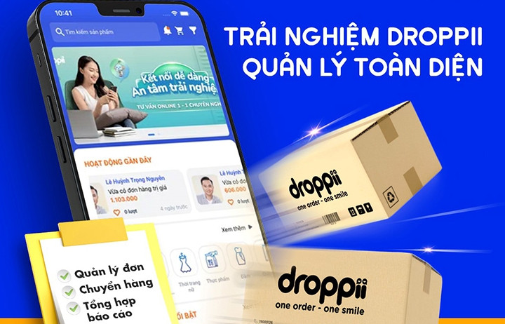 Mô hình bán hàng tư vấn Droppii - Làn gió mới của ngành TMĐT Việt Nam