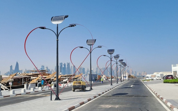 Qatar lắp đặt đèn đường thông minh trước thềm World Cup 2022