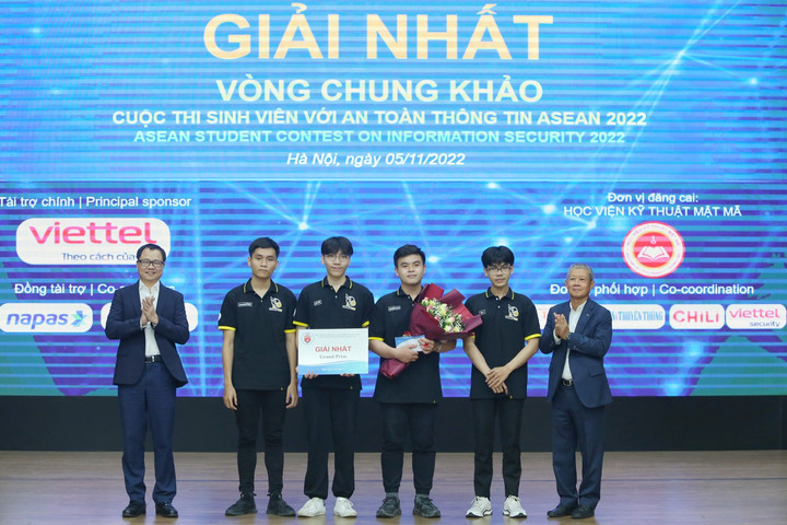ĐH CNTT - ĐHQG TP. HCM đạt giải Nhất cuộc thi sinh viên với ATTT ASEAN lần thứ 15