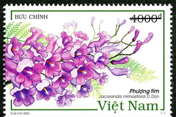 Phát hành bộ tem “Phượng tím”: Quảng bá hình ảnh đất nước, con người Việt Nam
