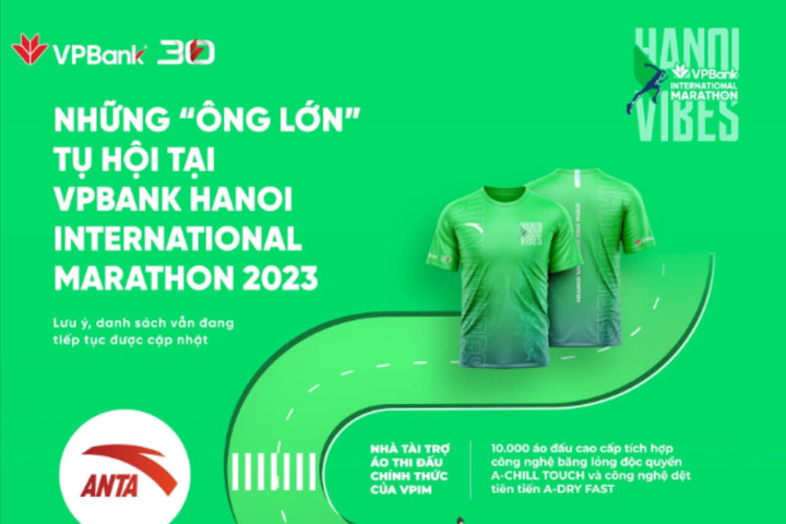 Điểm danh những “ông lớn” tụ hội tại VPBank Hanoi International Marathon 2023