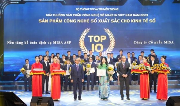 Giải thưởng Make in Viet Nam 2023: MISA nhận hai giải sản phẩm số xuất sắc