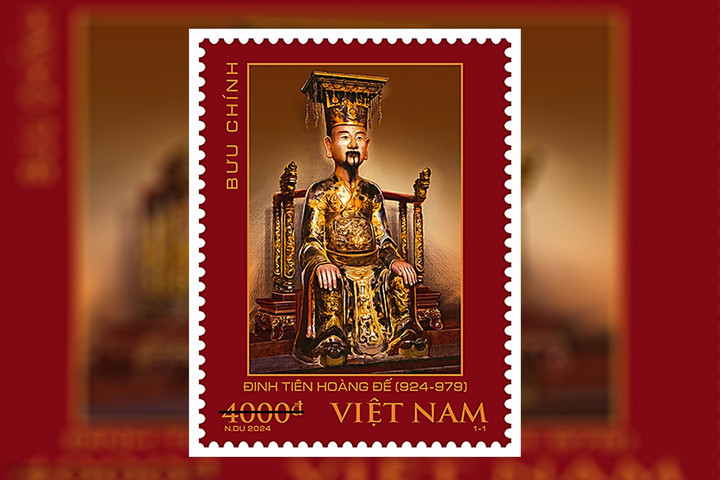 Phát hành bộ tem kỷ niệm 1100 năm sinh Đinh Tiên Hoàng đế